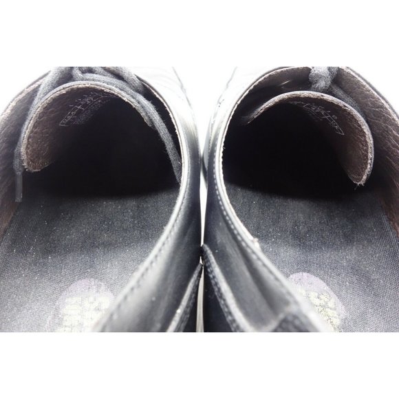 Shoes For Crews SFC Black Leather Slip Resistant Oxfords Shoes Men\'s 13